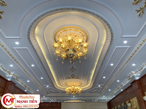 Thi công trần thạch cao Tân cổ Điển Đẹp Tại Thủ Đức 