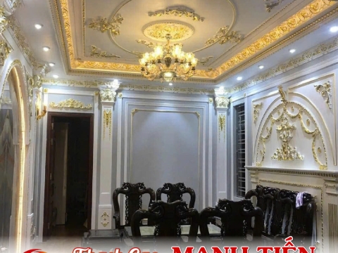 Thi công trần thạch cao Tân cổ Điển Đẹp Tại Thủ Đức 
