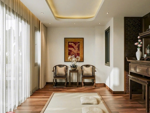 Mẫu thạch cao nhà phố hiện đại tại Quận 2