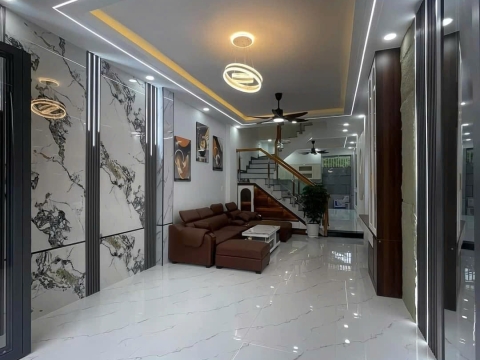 Thi công trần thạch cao hiện đại Tại Bình Dương