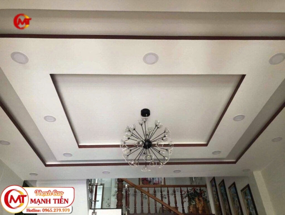 Mẫu Trần Thạch Cao Phòng Khách Hiện Đại Đẹp 